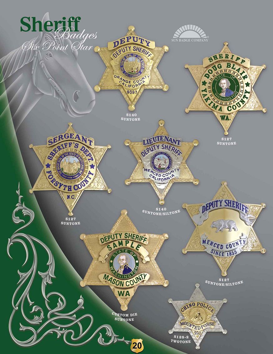 Sheriff Badges